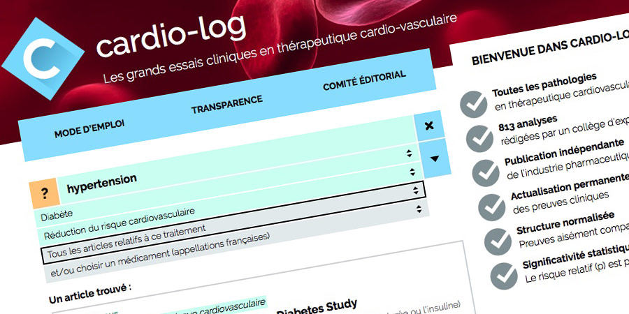 Le moteur de recherche de cardio-log.com